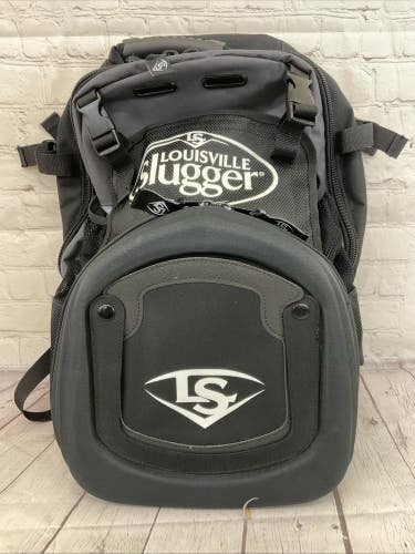 Louisville Slugger MV35140698 Athletic Baseball Backpack Black Grey OS