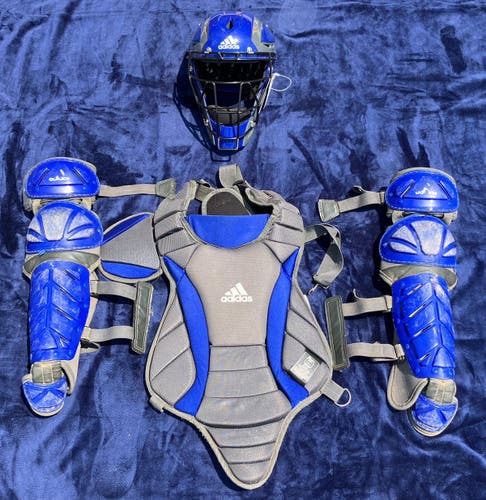 Blue Intermediate Adidas Catcher's Combo (Used)