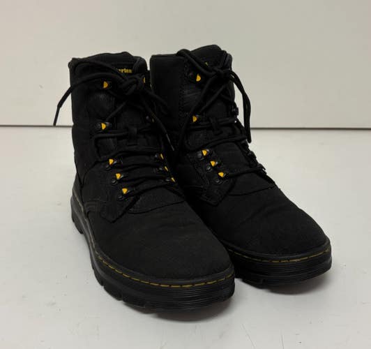 Dr Marten's Rilla Black Nylon Unisex Lace Up Air Wair Boots US 9/10 EU 42 GREAT