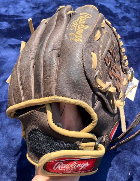 Brown Rawlings Highlight Series RH Baseball Glove 10" (Used)