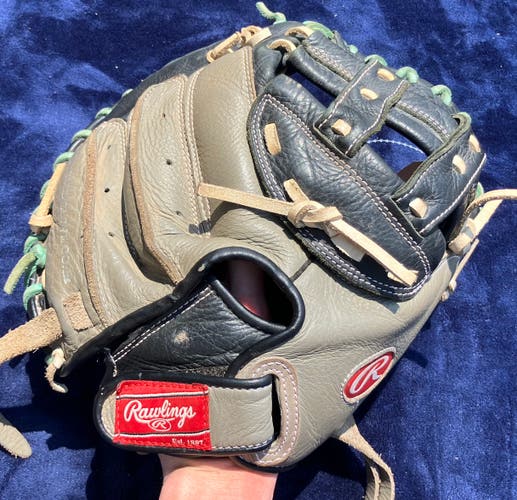 Gray Rawlings Highlight RH Catcher's Softball Glove 32.5" (Used)