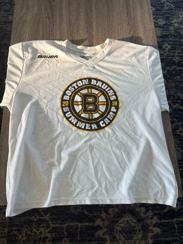 White Medium Adult Unisex Bauer Jersey (Used)