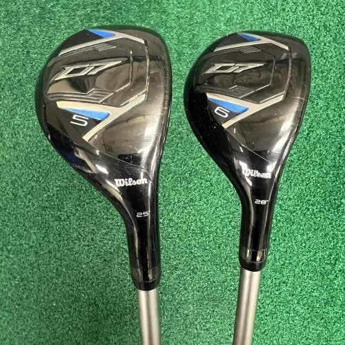 Wilson D7 #5 & #6 Hybrid Set Men's Right Hand Regular Flex Recoil Graphite Shaft