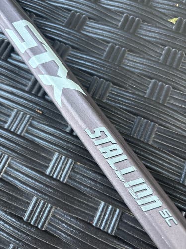 New STX Stallion SC Lacrosse Shaft - Gun Metal
