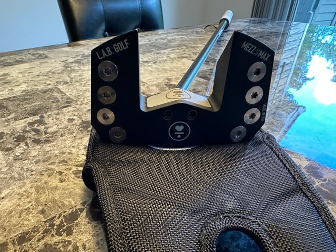 Black Men's L.A.B. Golf Mallet Mezz.1 Max Left Hand Putter 35" (Used)