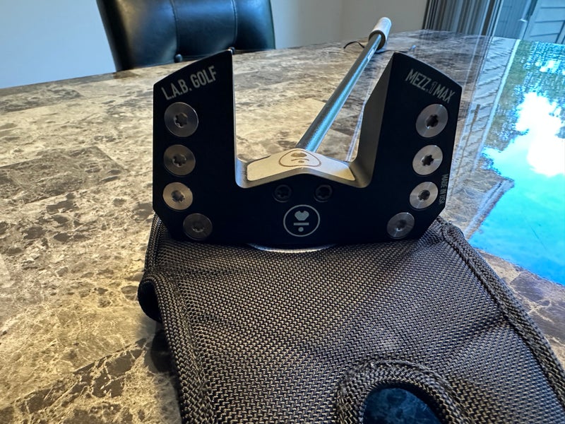 Black Men's L.A.B. Golf Mallet Mezz.1 Max Left Hand Putter 35" (Used)
