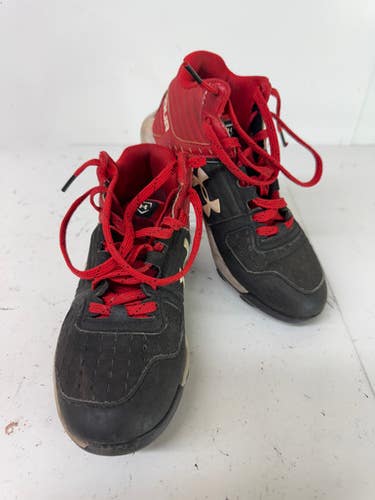 Used Under Armour BASEBALL BB/SB Cleats Red Junior 02 11793-S000252656