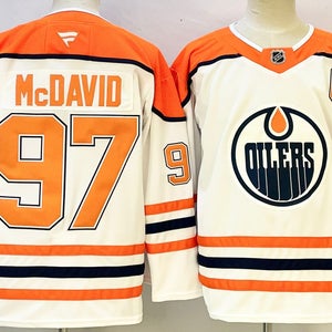 Edmonton Oilers McDavid Ice Hockey Jersey 97 Connor Throwback Size 50