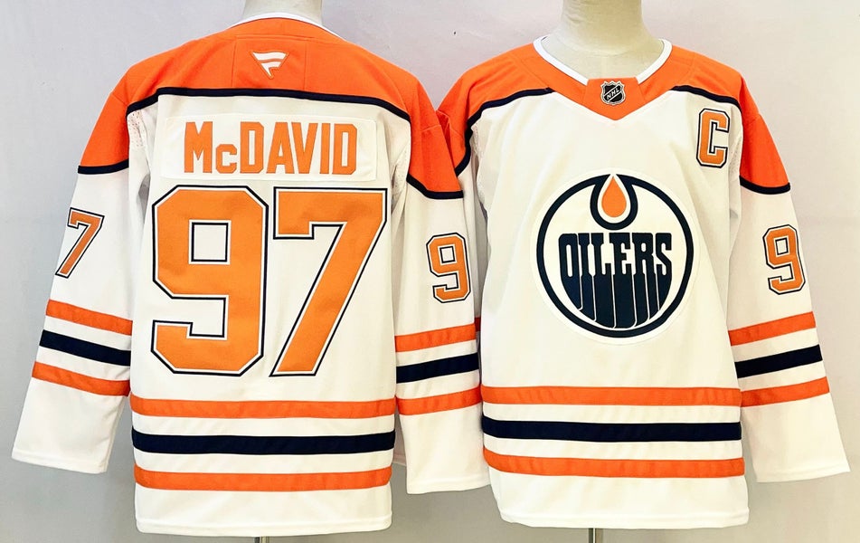 Edmonton Oilers McDavid Ice Hockey Jersey 97 Connor Throwback Size 50