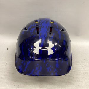 Used Under Armour CHARGED Batting Helmet No Mask Navy Blue SM 11851-S000037124