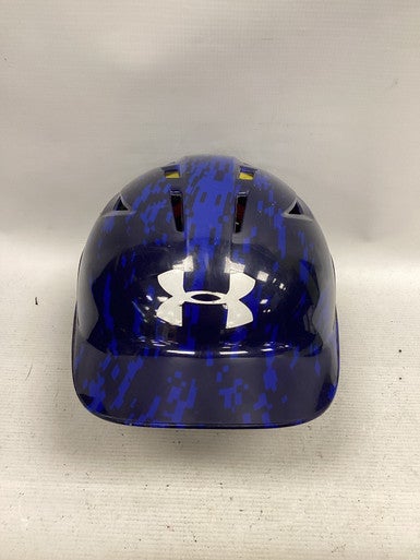 Used Under Armour CHARGED Batting Helmet No Mask Navy Blue SM 11851-S000037124