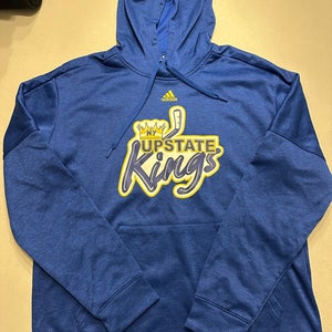 Blue Men's Large Adidas Sweatshirt (Used)