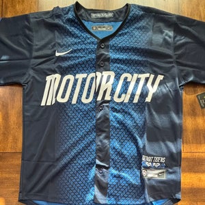 Detroit Tigers City Connect Motor City Riley Greene Adult Medium NWT