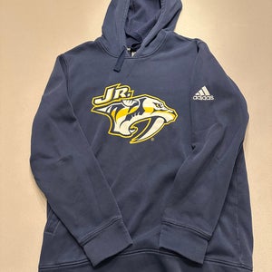 Blue Men's Large Adidas Sweatshirt (Used)