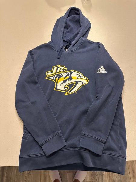 Blue Men's Large Adidas Sweatshirt (Used)