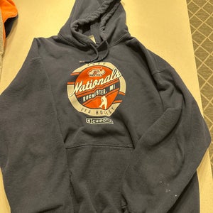 USA Hockey Blue Men's Large hooded Sweatshirt (Used)