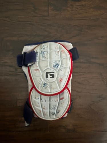 White/Fireworks L/XL G-Form Elbow Protection (Used)