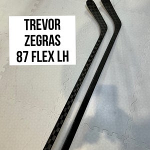 Senior(4x)Left Zegras 87 Flex ProBlackStock™ Unbranded Blackouts Pro Stock Hockey Sticks