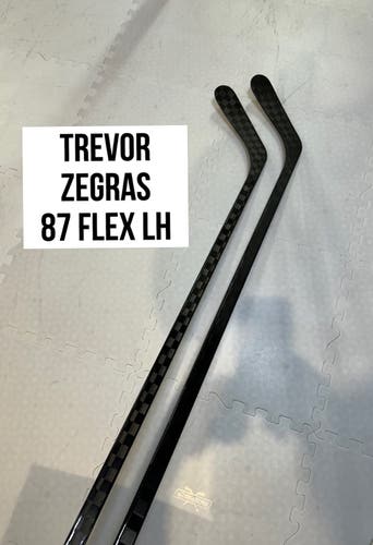 Senior(2x)Left Zegras 87 Flex ProBlackStock™ Unbranded Blackouts Pro Stock Hockey Sticks