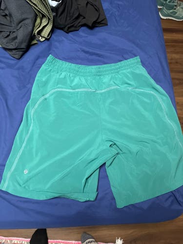 Green Large Men's Lululemon Shorts (Used) 9 inch inseam