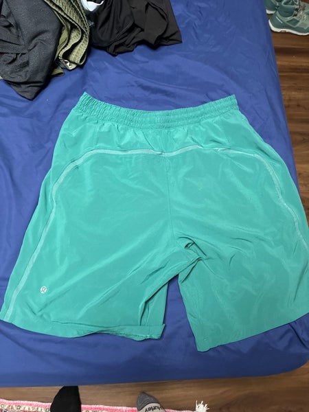 Green Large Men's Lululemon Shorts (Used) 9 inch inseam
