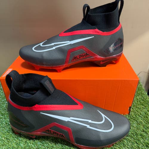 Nike Alpha Menace Elite 3 P PE Football Cleats Black Red DM1792-002 Men’s 15 NEW