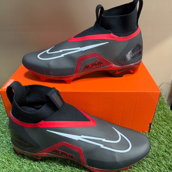 Nike Alpha Menace Elite 3 P PE Football Cleats Black Red DM1792-002 Men’s 15 NEW