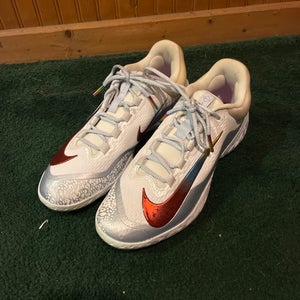 Men's Size M 11.0 (W 12.0) Nike Nike alpha huarache elite 4 Low Top Metal (Used)
