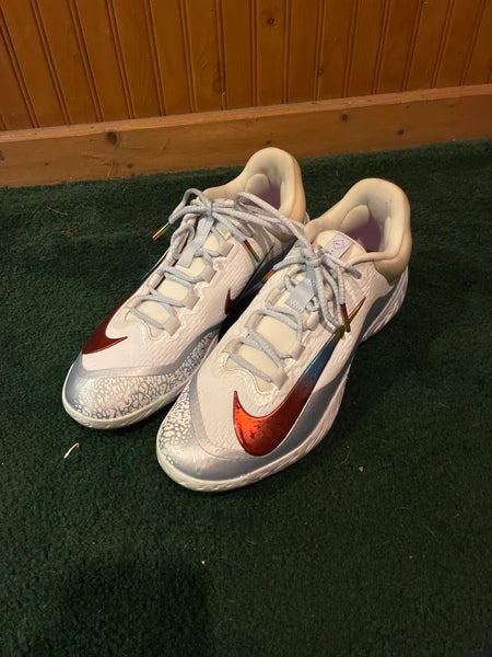 Men's Size M 11.0 (W 12.0) Nike Nike alpha huarache elite 4 Low Top Metal (Used)
