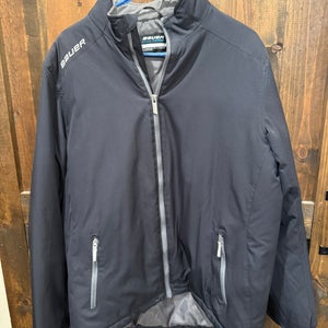 Black Men's Medium Bauer Jacket (Used)