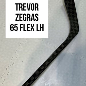 Senior(1x)Left Zegras 65 Flex ProBlackStock™ Unbranded Blackouts Pro Stock Hockey Sticks