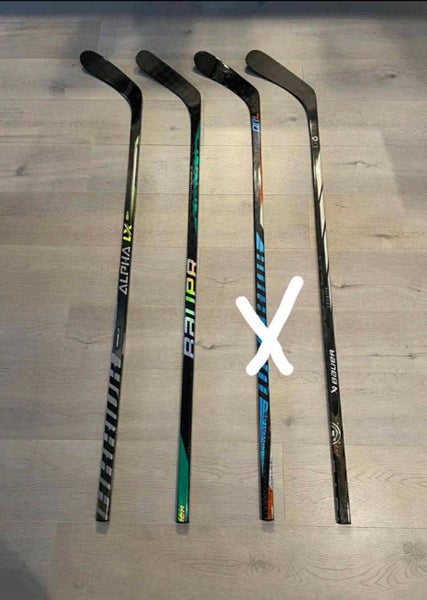 3 different Pro Hockey Sticks Bundle