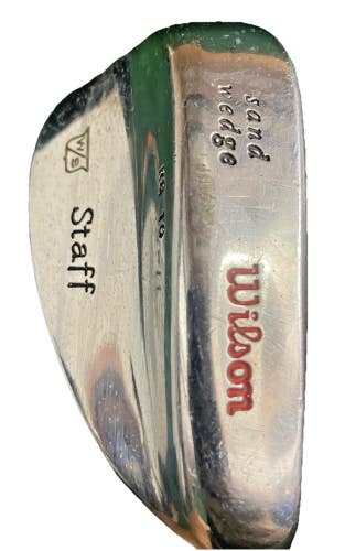 Wilson Staff RG 10 Sand Wedge RH Dynamic Stiff Steel 35" Vintage Golf Pride Grip