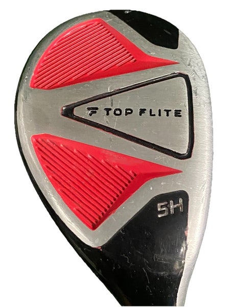Top Flite Stainless 5h 5 Hybrid 25* RH Men's Senior Graphite 38.5" Factory Grip