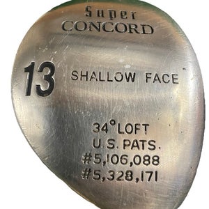 Nickent Super Concord Shallow Face 13 Wood 34* RH Ladies Graphite 39" Great Grip