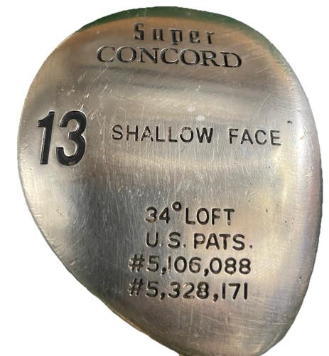 Nickent Super Concord Shallow Face 13 Wood 34* RH Ladies Graphite 39" Great Grip