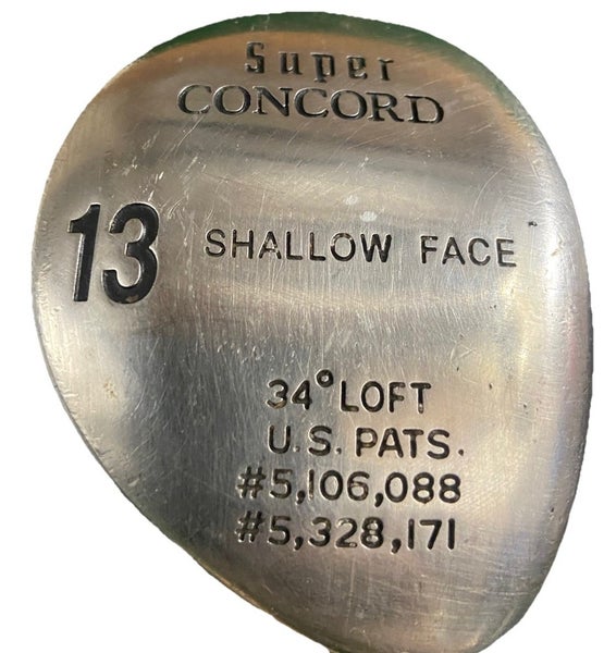 Nickent Super Concord Shallow Face 13 Wood 34* RH Ladies Graphite 39" Great Grip