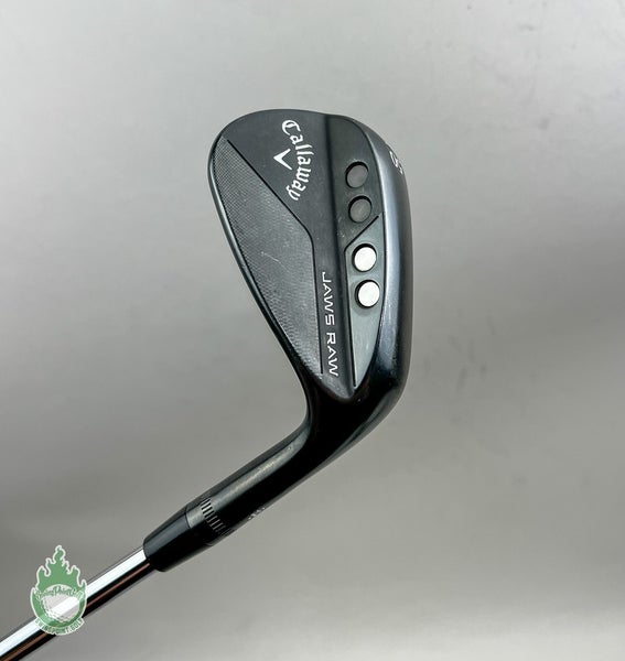 Used RH Callaway Jaws Raw Black S Grind Wedge 50*-10 115g Wedge Steel Golf Club