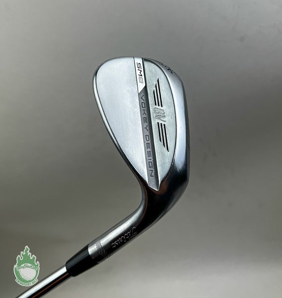 Used Titleist Vokey SM8 D Grind Chrome Wedge 54*-12 Stiff Flex Steel Golf Club