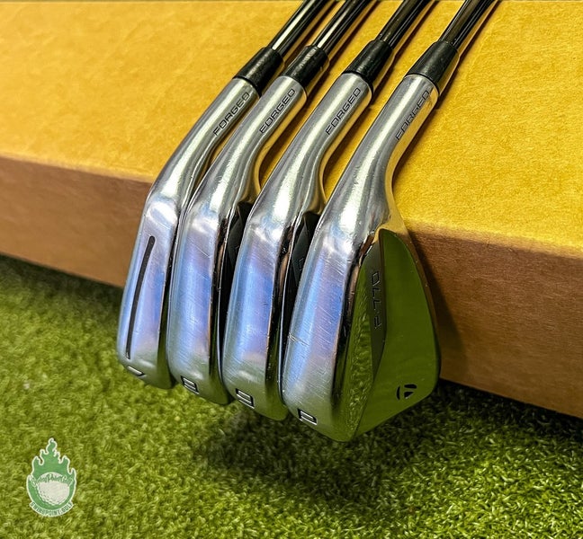 2021 TaylorMade P-770 Forged Iron 8-PW $-Taper Lite Stiff Steel Golf Set