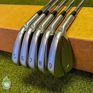 Used Ping Black Dot i59 Forged Irons 5-9 Tour 105g Extra Stiff Steel Golf Set