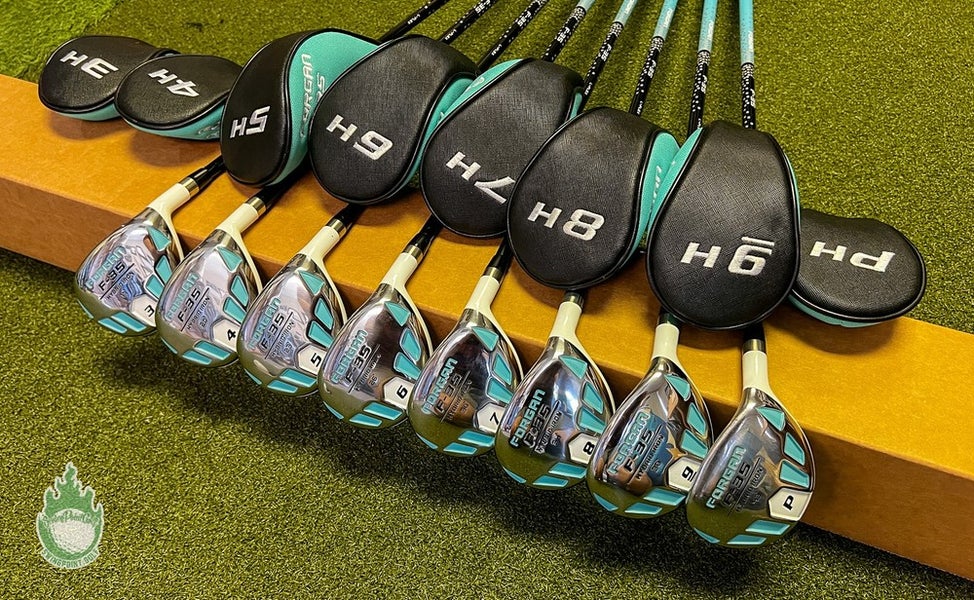 Used Right Handed Forgan F-35 Hybrid Irons 3H-PW Ladies Flex Graphite Golf Set
