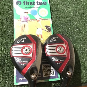 Callaway Big Bertha Alpha 815 Hybrids Set (20* H & 23* H)Regular Graphite Shafts