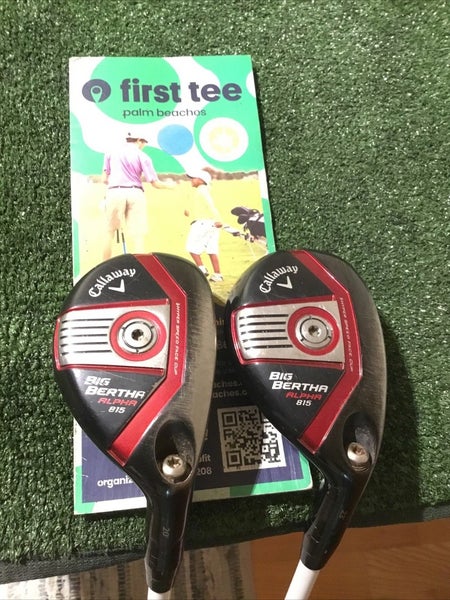 Callaway Big Bertha Alpha 815 Hybrids Set (20* H & 23* H)Regular Graphite Shafts