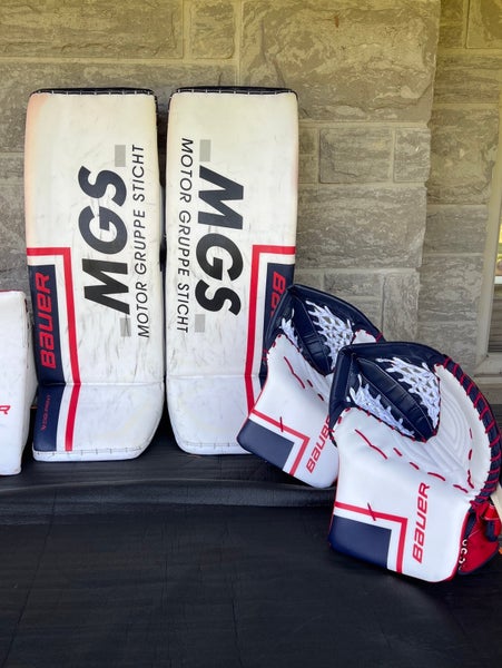 Large 2024 Bauer Supreme Shadow Regular Goalie Full Set Pro Stock (Used) new gloves/ no blocker