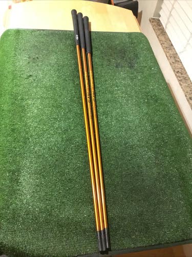 Set Of 3 Aldila NVS-H 85g Stiff Hybrid Graphite Shafts 38 7/8, 40.25, 41.25 .370