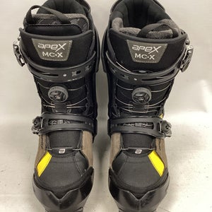 Used APEX MC X Mens DH Ski Boot Black 270 MP - M09 - W10 11851-S000033529