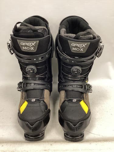 Used APEX MC X Mens DH Ski Boot Black 270 MP - M09 - W10 11851-S000033529