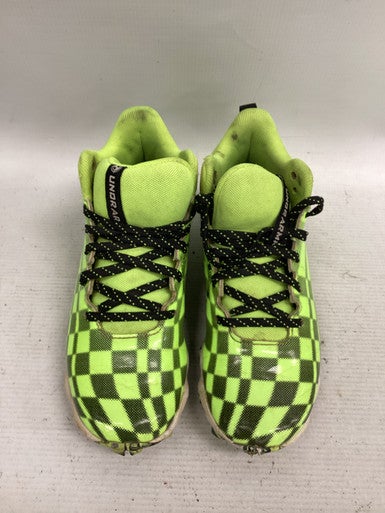 Used Under Armour BASEBALL CLEAT BB/SB Cleats Neon Green Junior 02 11851-S000037114