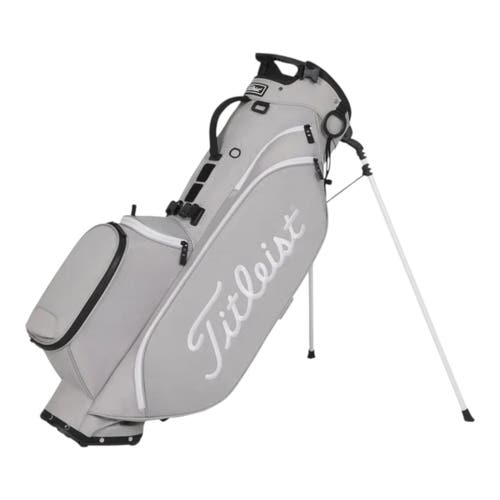 TITLEIST PLAYERS 4 GRANITE LE STAND BAG GREY/WHITE